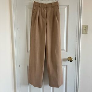 Wilfred The Effortless Pant in Heather Gold Camel